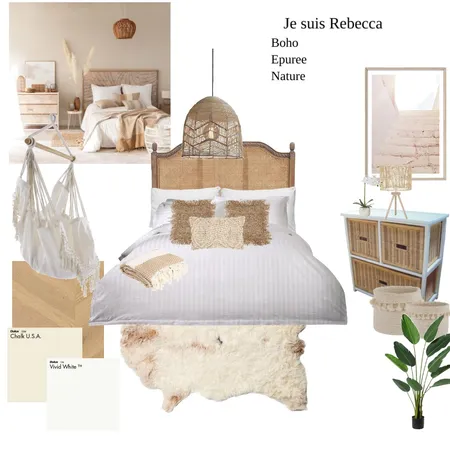 boho bedroom Interior Design Mood Board by Becccxx on Style Sourcebook