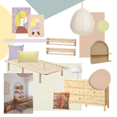 Ambre's new bedroom Interior Design Mood Board by Thefrenchfolk on Style Sourcebook