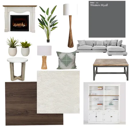 Rustic Living room Interior Design Mood Board by RuskaB on Style Sourcebook