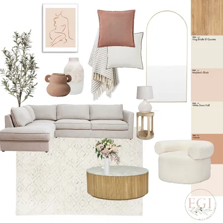 Cosy Living Room Interior Design Mood Board by Eliza Grace Interiors on Style Sourcebook