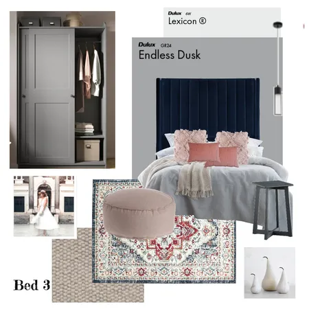 Bedroom 3 Interior Design Mood Board by Bay House Projects on Style Sourcebook
