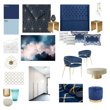 Moorish blue Interior Design Mood Board by Kreative Qorners on Style Sourcebook