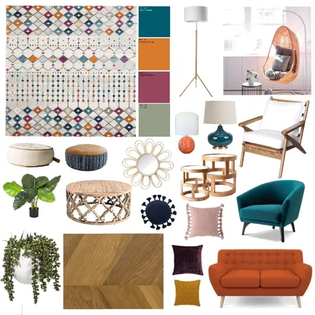 Boho Interior Design Mood Board by Hkshuford on Style Sourcebook