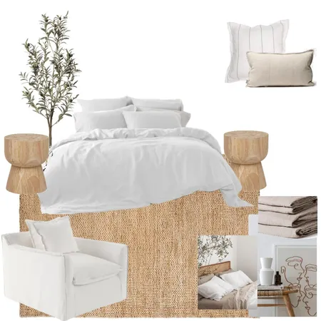Minimal white Bedroom Interior Design Mood Board by megviljoen on Style Sourcebook