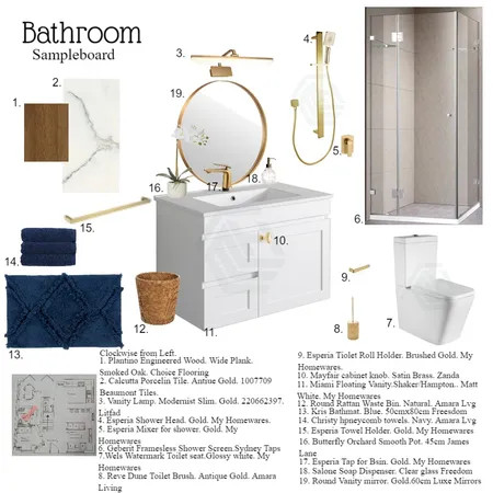 Bathroom - Assignment 9 - Moodboard/Schedule Interior Design Mood Board by Zughbaba on Style Sourcebook