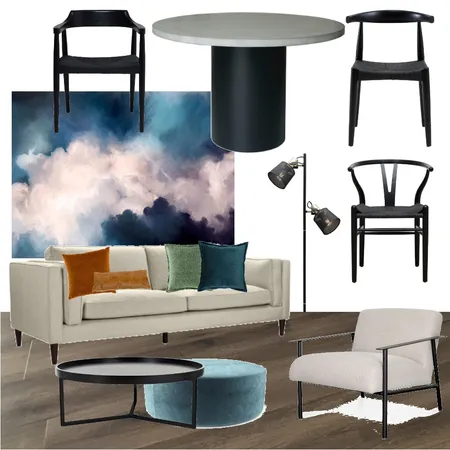 living dining Interior Design Mood Board by ewoods on Style Sourcebook