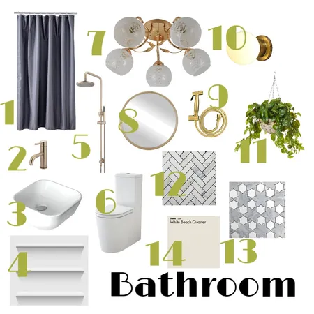 Bathroom Interior Design Mood Board by Alonica_Abad on Style Sourcebook