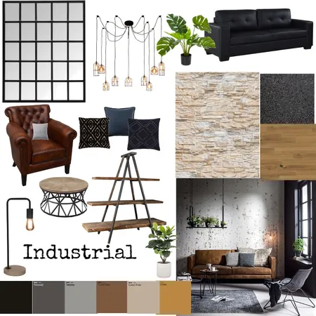 Industrial 2 Interior Design Mood Board by ChloeWhit on Style Sourcebook
