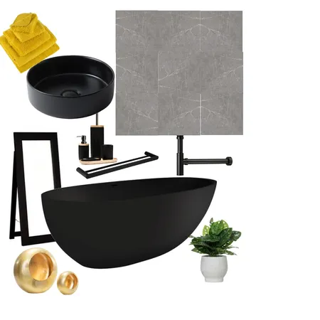 bathroom with GREY marble tile Interior Design Mood Board by Max2021 on Style Sourcebook