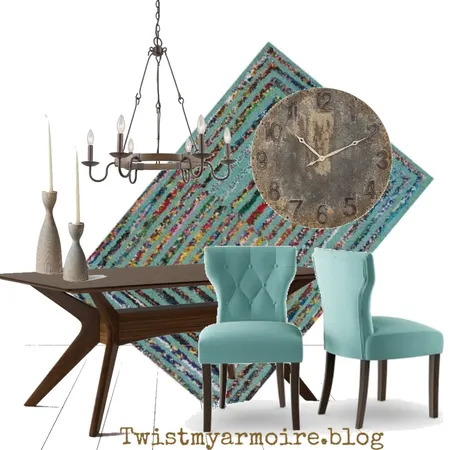 Turquoise! Interior Design Mood Board by Twist My Armoire on Style Sourcebook
