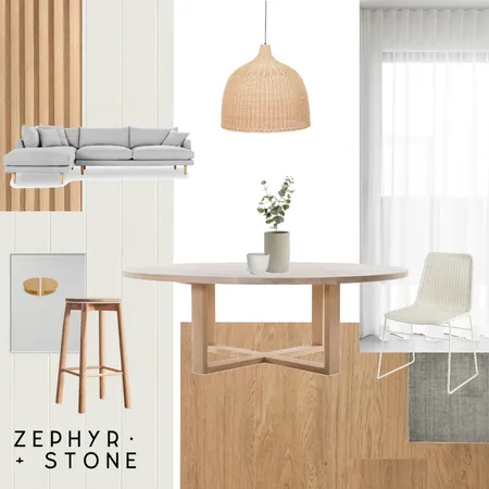 Coastal Dining Room Interior Design Mood Board by Zephyr + Stone on Style Sourcebook
