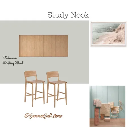 Study Nook Interior Design Mood Board by SummerSalt Home on Style Sourcebook