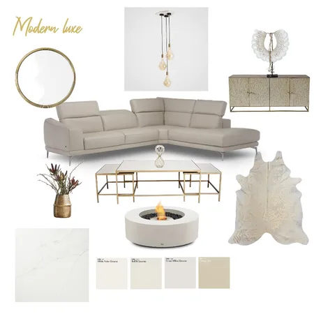Modern luxe Interior Design Mood Board by Emma Frohner on Style Sourcebook