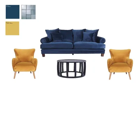 blue yellow Interior Design Mood Board by Emma Frohner on Style Sourcebook