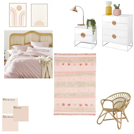 Teen girls bedroom Interior Design Mood Board by Organised Simplicity on Style Sourcebook