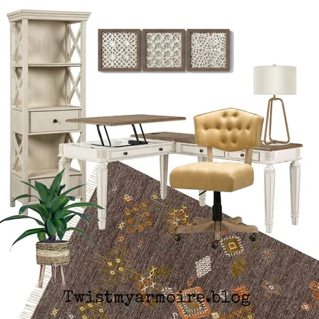 brown & tan office Interior Design Mood Board by Twist My Armoire on Style Sourcebook