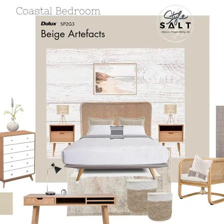 Coastal Bedroom Textures Interior Design Mood Board by Style SALT on Style Sourcebook
