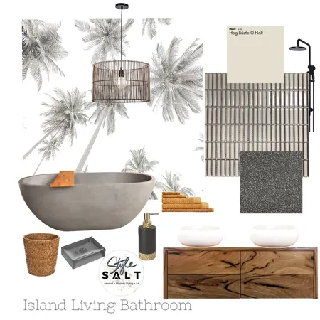 Island Living Bathroom Interior Design Mood Board by Style SALT on Style Sourcebook