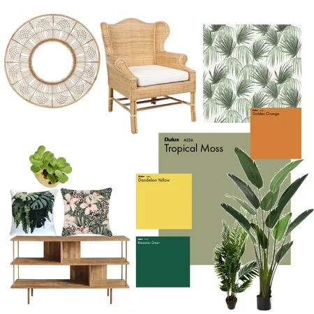 Tropical Interior Design Mood Board by Gunjan Bansal on Style Sourcebook