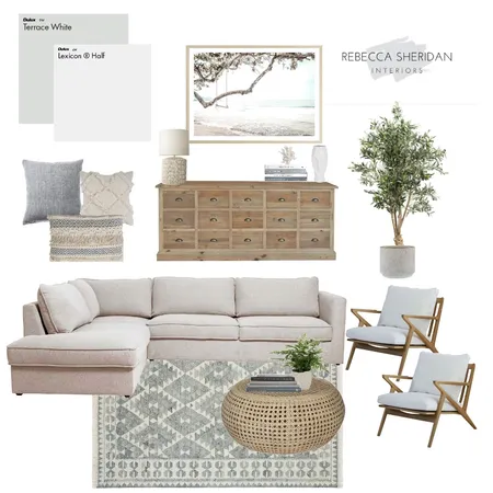Coastal Calm Living Interior Design Mood Board by Sheridan Interiors on Style Sourcebook