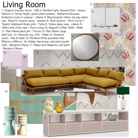 Mod 9 Living Room 2 Interior Design Mood Board by ElsPar on Style Sourcebook