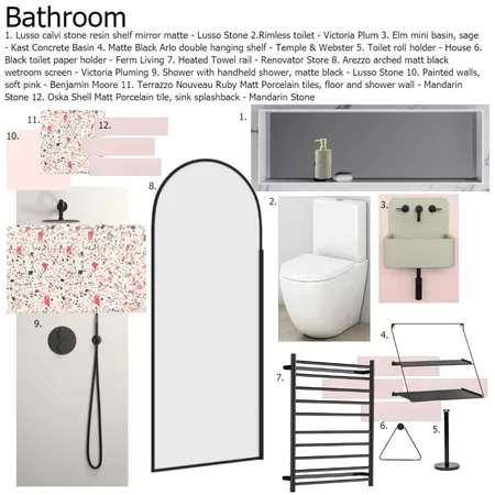 Mod 9 Bathroom Interior Design Mood Board by ElsPar on Style Sourcebook