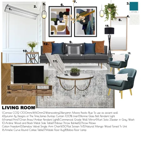 Living room Interior Design Mood Board by emdickson on Style Sourcebook