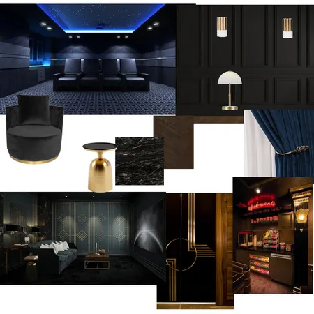 Art Deco Theatre room Interior Design Mood Board by gmavris on Style Sourcebook