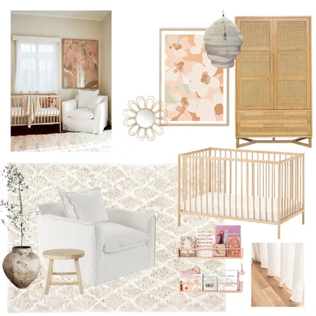 Girls Nursery Interior Design Mood Board by megviljoen on Style Sourcebook