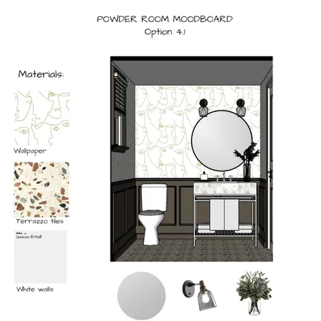 wow powder room 4.1 Interior Design Mood Board by estudiolacerra on Style Sourcebook