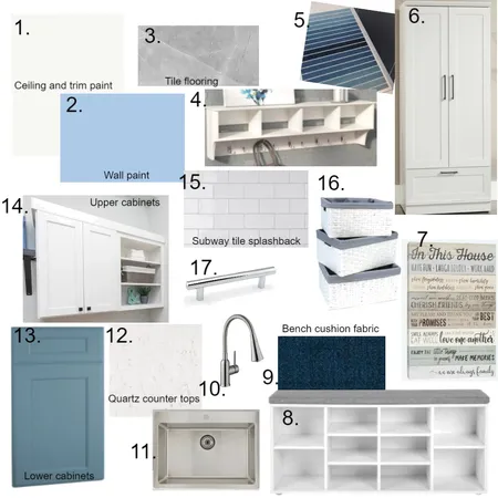 Laundry/Mud room Interior Design Mood Board by clustig on Style Sourcebook