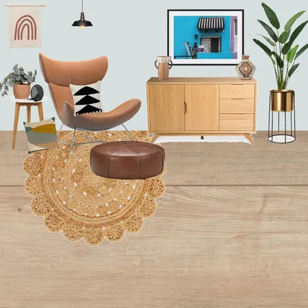 Bohemian Sitting Area Interior Design Mood Board by Jooo on Style Sourcebook