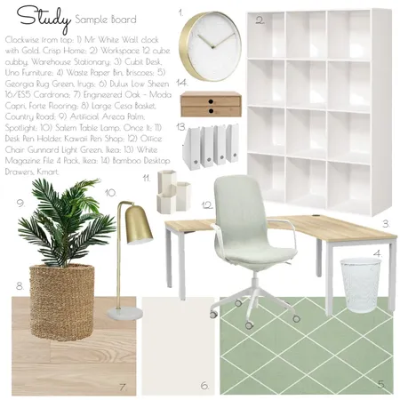 Study Sample Board Interior Design Mood Board by DaniVile on Style Sourcebook