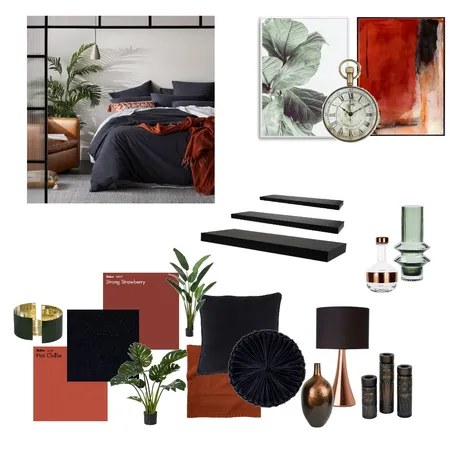 Black Cinder Interior Design Mood Board by Ariella Goldfinch on Style Sourcebook