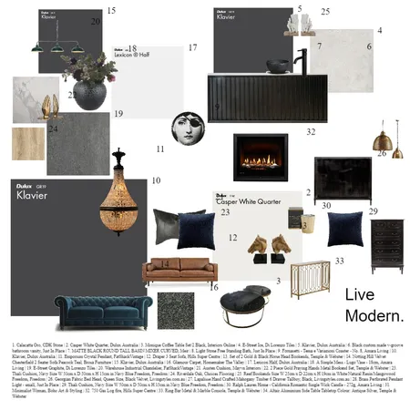 ID 3 w tags Interior Design Mood Board by ZJR on Style Sourcebook