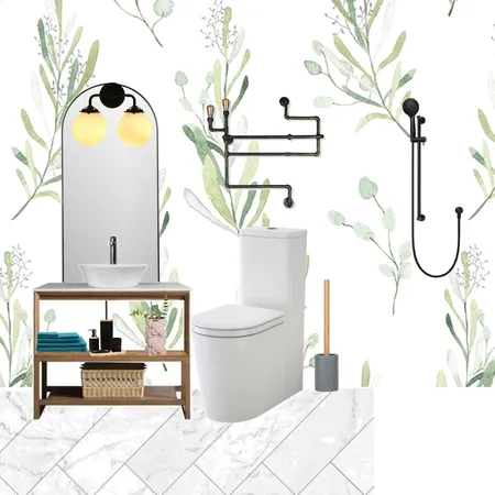 rustic flower bathroom Interior Design Mood Board by Jooo on Style Sourcebook