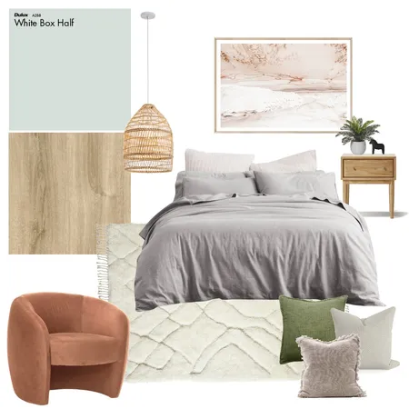 Tranquil Bedroom Interior Design Mood Board by Tintin Christina Design on Style Sourcebook