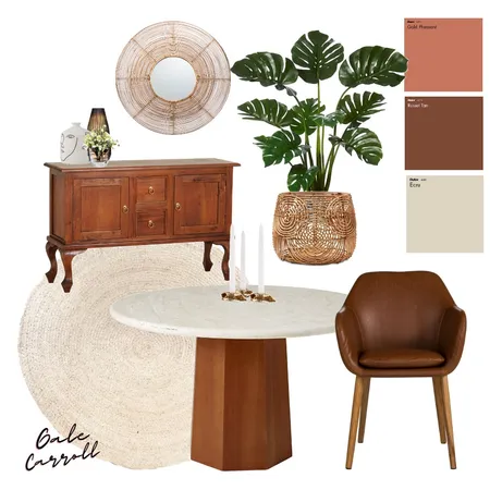 Boho Dining Area designed by Gale Carroll Interior Design Mood Board by Gale Carroll on Style Sourcebook