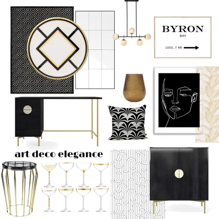 Art Deco Elegance Interior Design Mood Board by Idesigns on Style Sourcebook