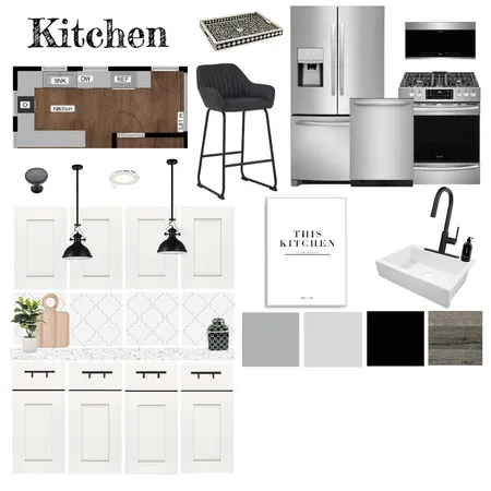 Kitchen Sample Board Interior Design Mood Board by ericahayes on Style Sourcebook