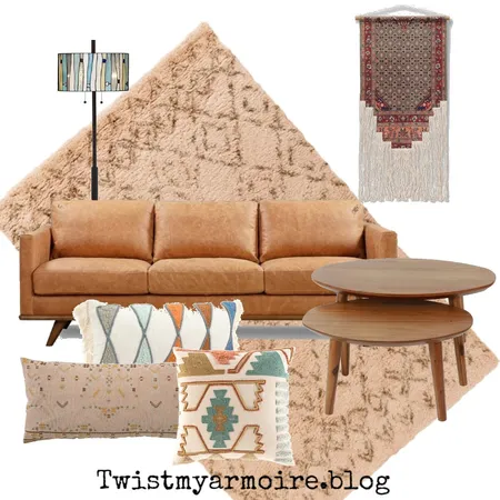 Shag Rug Room Interior Design Mood Board by Twist My Armoire on Style Sourcebook