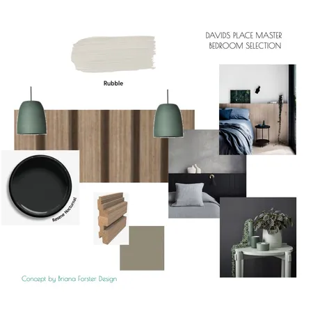 DAVIDS PLACE MASTER BED CONCEPT Interior Design Mood Board by Briana Forster Design on Style Sourcebook