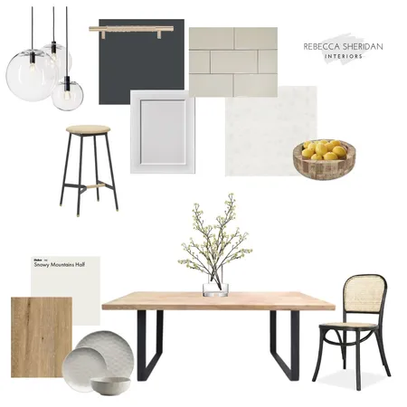 Kitchen/Dining Modern Farmhouse Interior Design Mood Board by Sheridan Interiors on Style Sourcebook