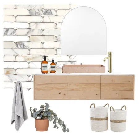 Calacatta Bathroom Interior Design Mood Board by The Sanctuary Interior Design on Style Sourcebook