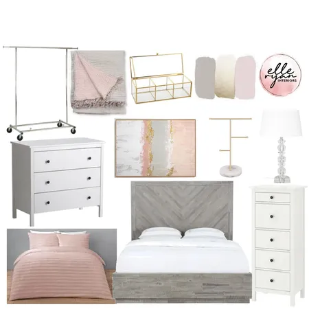 Bedroom Lora Interior Design Mood Board by Elle Ryan Interiors on Style Sourcebook