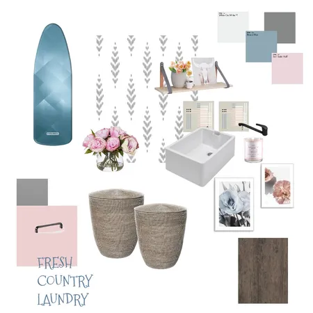 Fresh Country Laundry Interior Design Mood Board by Jeannette vanLagen on Style Sourcebook