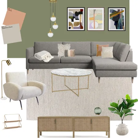 Livingroom Route d'Arlon Interior Design Mood Board by Stephanie Broeker Art Interior on Style Sourcebook