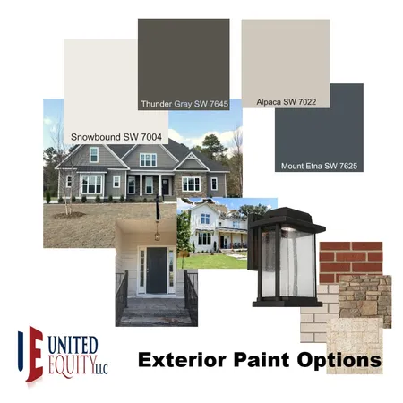 Exterior paint options Interior Design Mood Board by United on Style Sourcebook