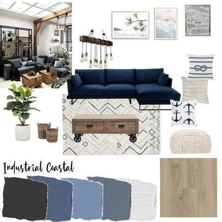 Industrial Coastal Interior Design Mood Board by DHDesigns on Style Sourcebook