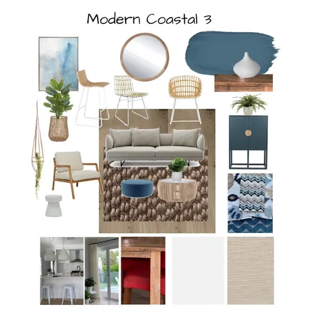 Modern Coastal 3 Interior Design Mood Board by Meadow Lane on Style Sourcebook